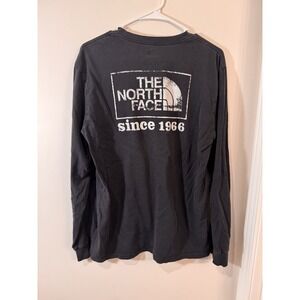 The North Face Men's Standard Fit Size Medium Black Long Sleeve T Shirt